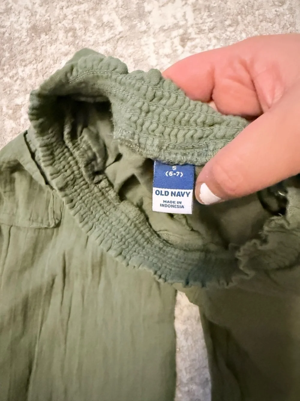 Old Navy Olive Green Kids Casual Bottoms S 6/7